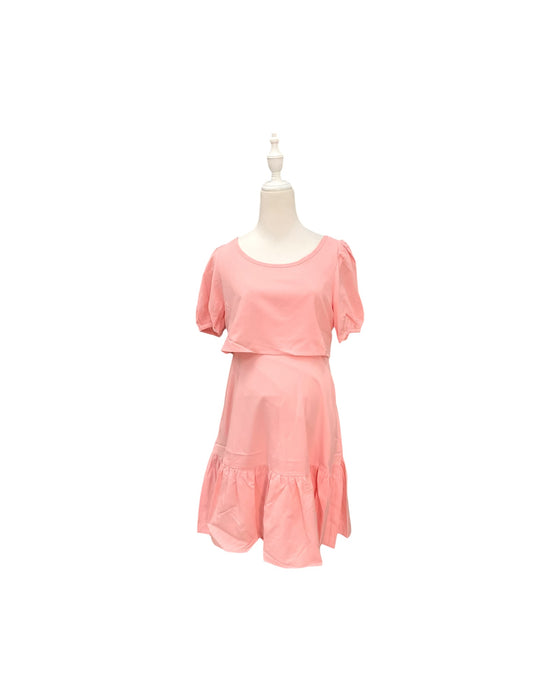 A Pink Dress Sets from Jump Eat Cry in size Maternity-S for maternity. (Front View)