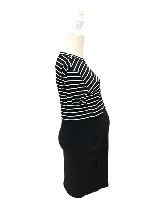 A Black Short Sleeve Dresses from Jump Eat Cry in size Maternity-S for maternity. (Back View)