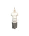 A White Short Sleeve Dresses from Mothercot in size Maternity-S for maternity. (Front View)