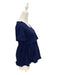 A Navy Short Sleeve Tops from Jump Eat Cry in size Maternity-S for maternity. (Back View)