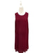 A Burgundy Sleeveless Dresses from Dear in size Maternity-S for maternity. (Front View)