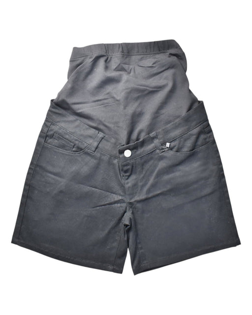 A Grey Shorts from Mothercot in size Maternity-S for maternity. (Front View)