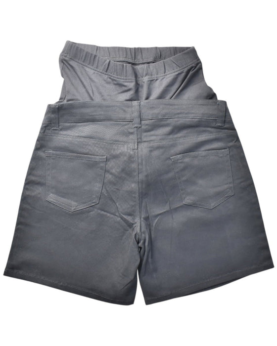 A Grey Shorts from Mothercot in size Maternity-S for maternity. (Back View)