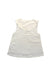 A White Sleeveless Tops from Our Mini Nature in size 5T for girl. (Back View)