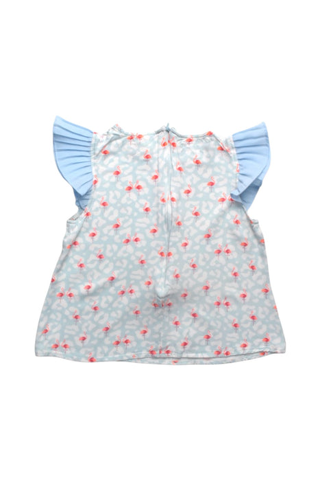 A Blue Sleeveless Tops from Elly in size 8Y for girl. (Back View)