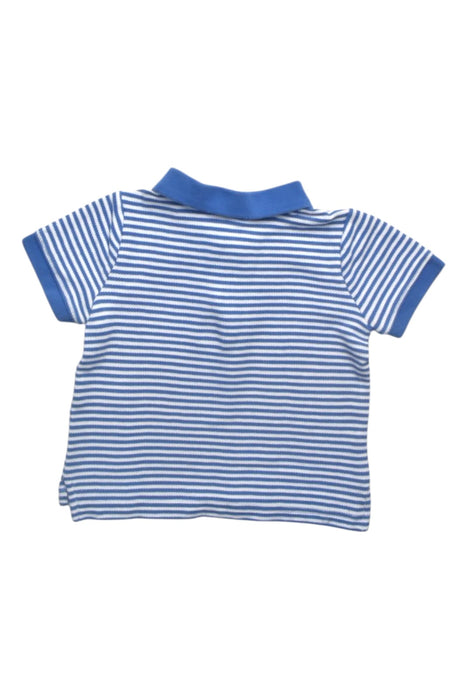 A Blue Short Sleeve Polos from Janie & Jack in size 6-12M for boy. (Back View)