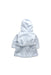 A White Bathrobes from The Little White Company in size 0-3M for boy. (Back View)