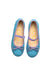 A Blue Flats from Gucci in size 6T for girl. (Back View)