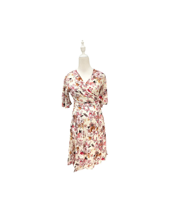 A Multicolour Short Sleeve Dresses from Mothercot in size Maternity-S for maternity. (Front View)