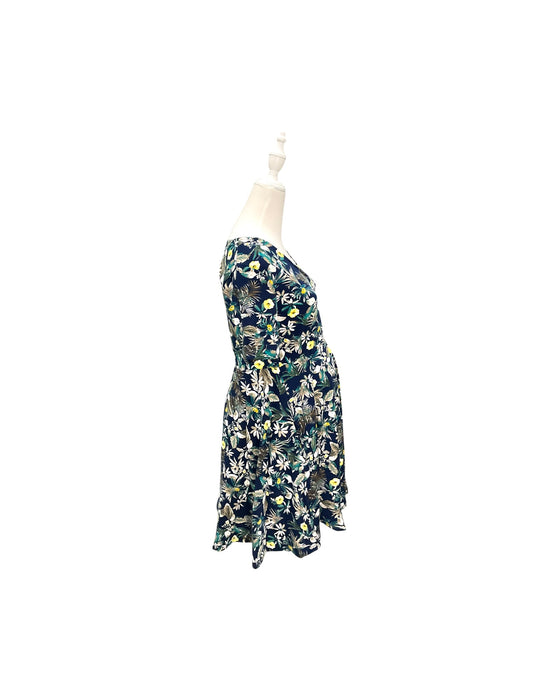 A Multicolour Short Sleeve Dresses from Mothercot in size Maternity-S for maternity. (Back View)