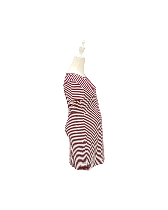 A Red Short Sleeve Dresses from Jump Eat Cry in size Maternity-S for maternity. (Back View)