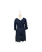 A Navy Long Sleeve Rompers from Mothercot in size Maternity-S for maternity. (Front View)