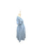 A Blue Short Sleeve Dresses from Dear in size Maternity-S for maternity. (Back View)