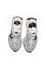 A White Sneakers from New Balance in size 6T for boy. (Back View)