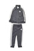 A Black Pants Sets from Adidas in size 2T for boy. (Front View)