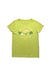 A Green Short Sleeve T Shirts from Crewcuts in size 8Y for girl. (Front View)