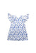 A Blue Short Sleeve Dresses from Sea Apple in size 8Y for girl. (Front View)