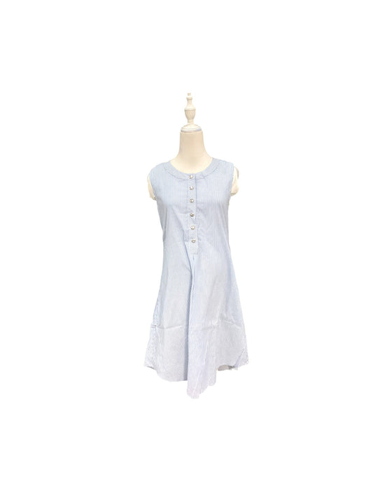 A Blue Sleeveless Dresses from Mothercot in size Maternity-S for maternity. (Front View)