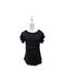 A Black Short Sleeve Tops from Mothercot in size Maternity-S for maternity. (Front View)