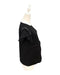 A Black Short Sleeve Tops from Mothercot in size Maternity-S for maternity. (Back View)