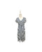 A Navy Short Sleeve Dresses from Mothercot in size Maternity-S for maternity. (Front View)