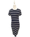 A Navy Short Sleeve Dresses from Mothercot in size Maternity-S for maternity. (Front View)
