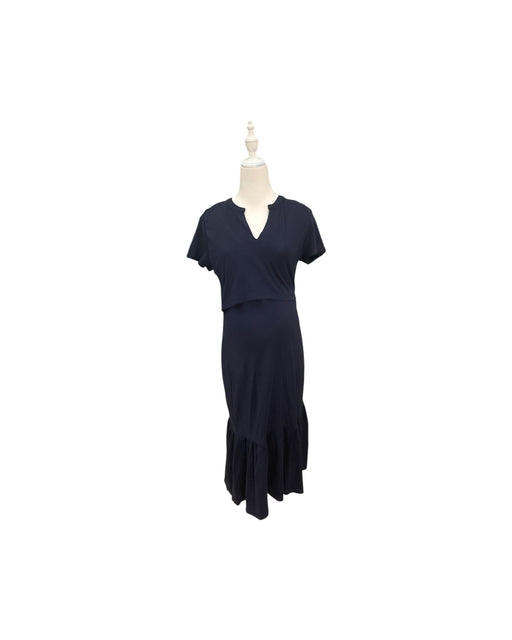 A Navy Short Sleeve Dresses from Jump Eat Cry in size Maternity-S for maternity. (Front View)