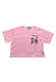 A Pink Short Sleeve T Shirts from United Colors Of Benetton in size 9Y for girl. (Front View)