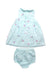 A Blue Dress Sets from Jojo Maman Bébé in size 0-3M for girl. (Back View)