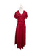 A Red Short Sleeve Dresses from Mothercot in size Maternity-S for maternity. (Front View)