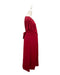 A Red Short Sleeve Dresses from Mothercot in size Maternity-S for maternity. (Back View)