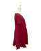 A Burgundy Short Sleeve Dresses from Jump Eat Cry in size Maternity-S for maternity. (Back View)