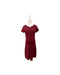 A Burgundy Short Sleeve Dresses from Jump Eat Cry in size Maternity-S for maternity. (Front View)