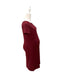 A Burgundy Short Sleeve Dresses from Jump Eat Cry in size Maternity-S for maternity. (Back View)