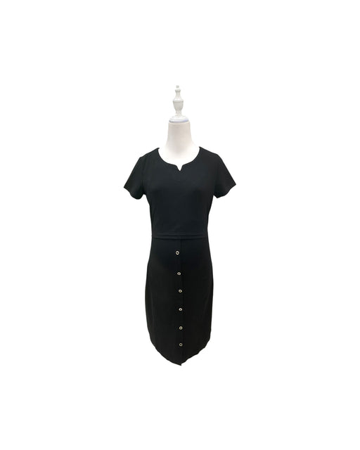 A Black Short Sleeve Dresses from Jump Eat Cry in size Maternity-S for maternity. (Front View)