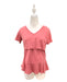 A Pink Short Sleeve Tops from Jump Eat Cry in size Maternity-S for maternity. (Front View)