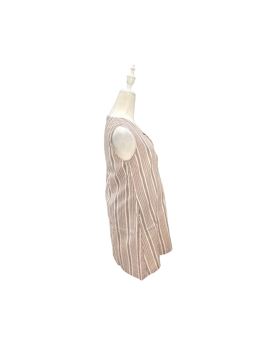 A White Sleeveless Dresses from Mothercot in size Maternity-S for maternity. (Back View)