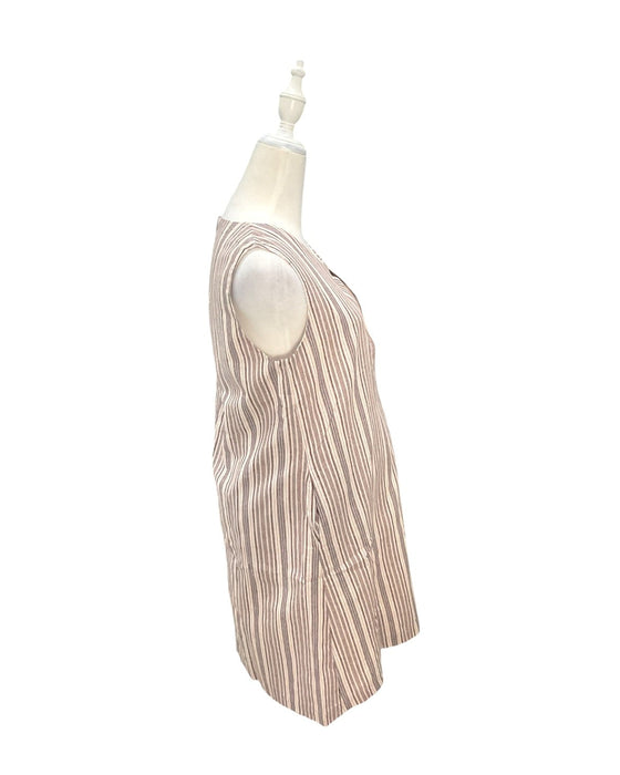 A White Sleeveless Dresses from Mothercot in size Maternity-S for maternity. (Back View)