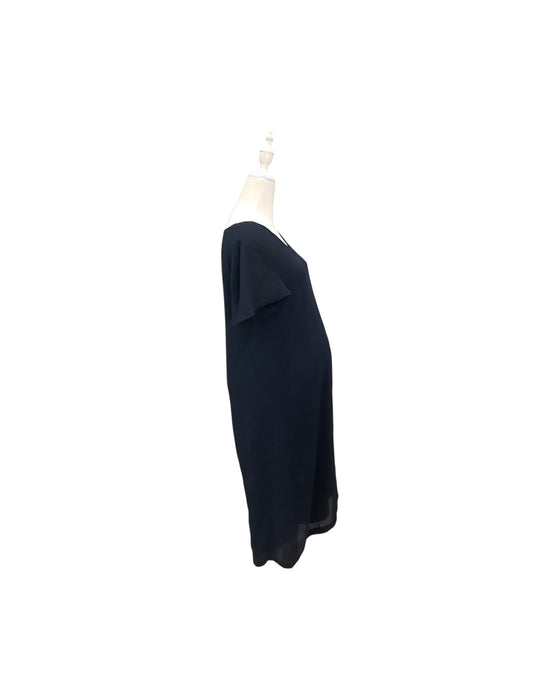 A Navy Short Sleeve Dresses from Dear in size Maternity-S for maternity. (Back View)