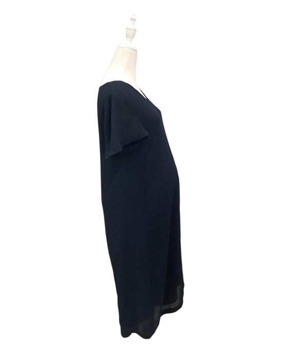 A Navy Short Sleeve Dresses from Dear in size Maternity-S for maternity. (Back View)