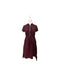 A Burgundy Short Sleeve Dresses from Mothercot in size Maternity-S for maternity. (Front View)