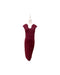 A Burgundy Sleeveless Dresses from Mothercot in size Maternity-S for maternity. (Front View)