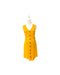 A Yellow Sleeveless Dresses from Mothercot in size Maternity-S for maternity. (Front View)