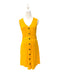 A Yellow Sleeveless Dresses from Mothercot in size Maternity-S for maternity. (Front View)