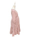 A Pink Short Sleeve Dresses from Mothercot in size Maternity-S for maternity. (Back View)