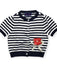 A Navy Cardigans from Nicholas & Bears in size 4T for girl. (Front View)