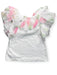 A White Short Sleeve Tops from Monnalisa in size 5T for girl. (Back View)
