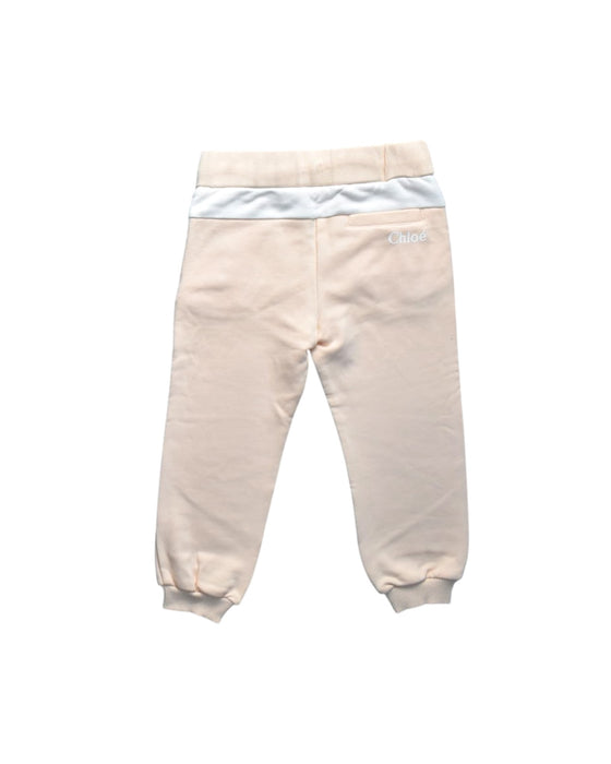 A Ivory Sweatpants from Chloe in size 4T for girl. (Back View)