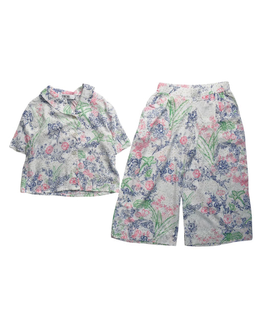 A Multicolour Pants Sets from Dior in size 4T for girl. (Front View)