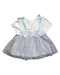 A White Short Sleeve Tops from Mezzo Piano in size 5T for girl. (Back View)